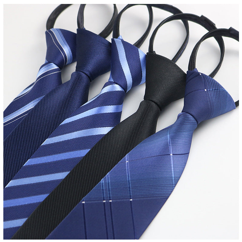 Men’s Zipper Tie – Knot-Free Business & Formal Wear