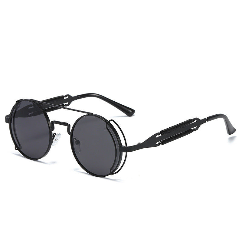 Steampunk Metal Sunglasses | Double Spring Leg Fashion