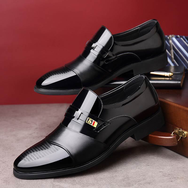 Large Size British Leather Business Shoes 2025