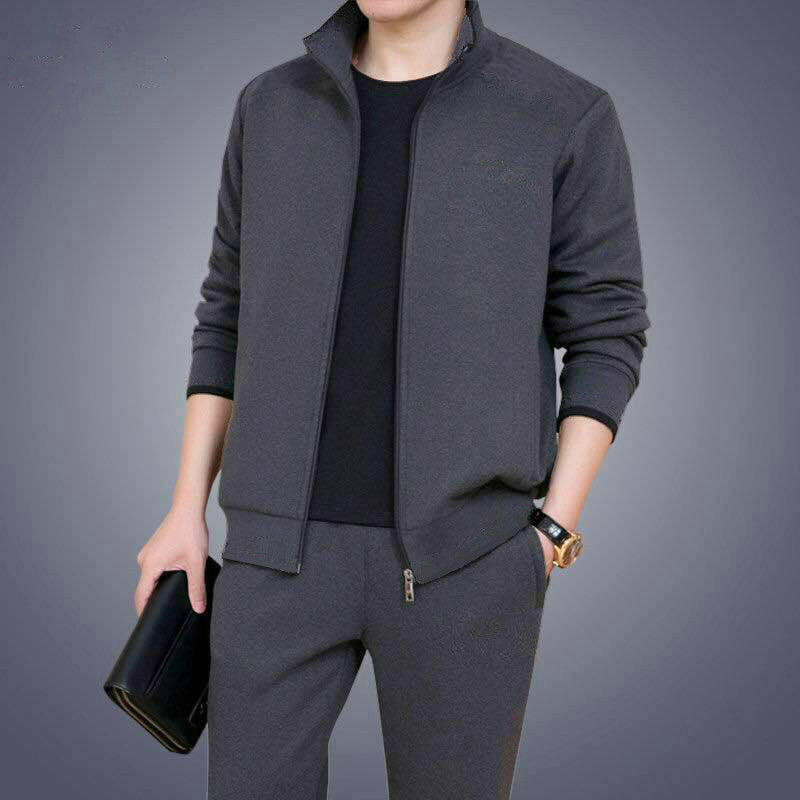 Men's Mid-Age Spring-Autumn Casual Sports Set 2025