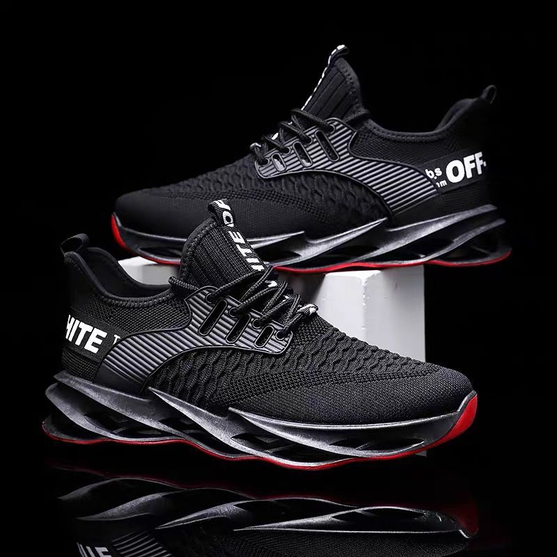 Men’s Fly-Woven Running Shoes | Trendy Blade Soles
