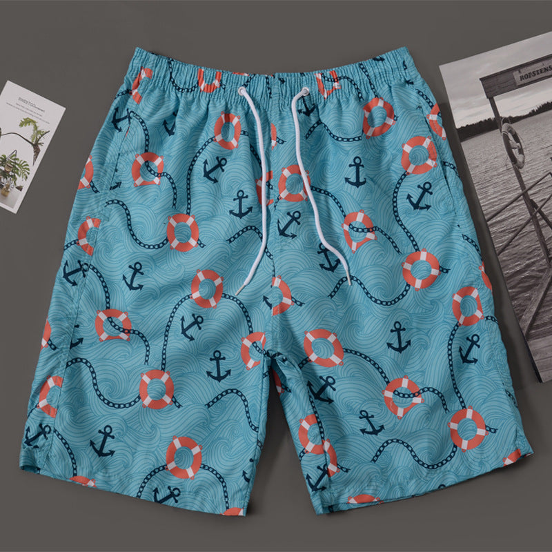 Quick-Drying Beach Pants  Casual Loose Vacation Shorts