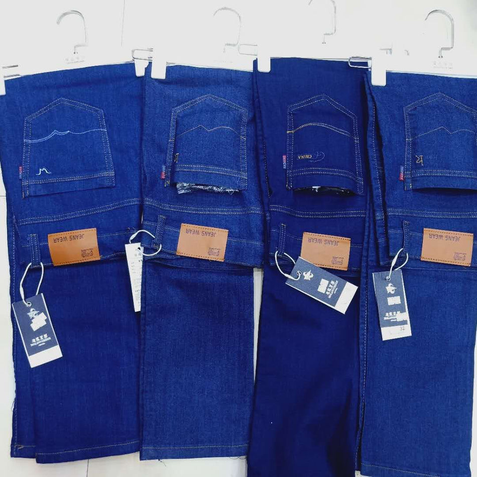 Men’s Stretch Straight Jeans Slim Fit Casual Pants