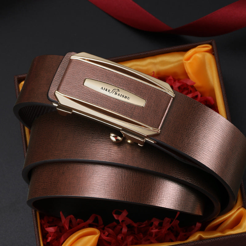 Premium Genuine Leather Men's Automatic Belt