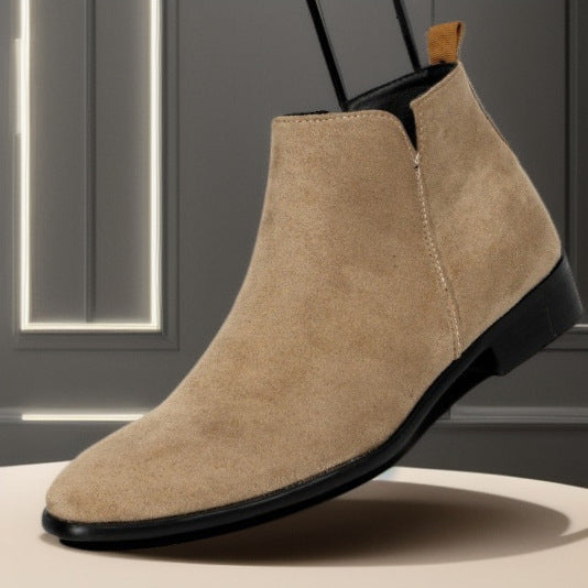 Men’s Zipper Chelsea Boots Fashion Ankle Boots