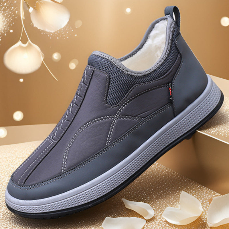 Men’s Waterproof Warm Cotton Winter Shoes Non-Slip