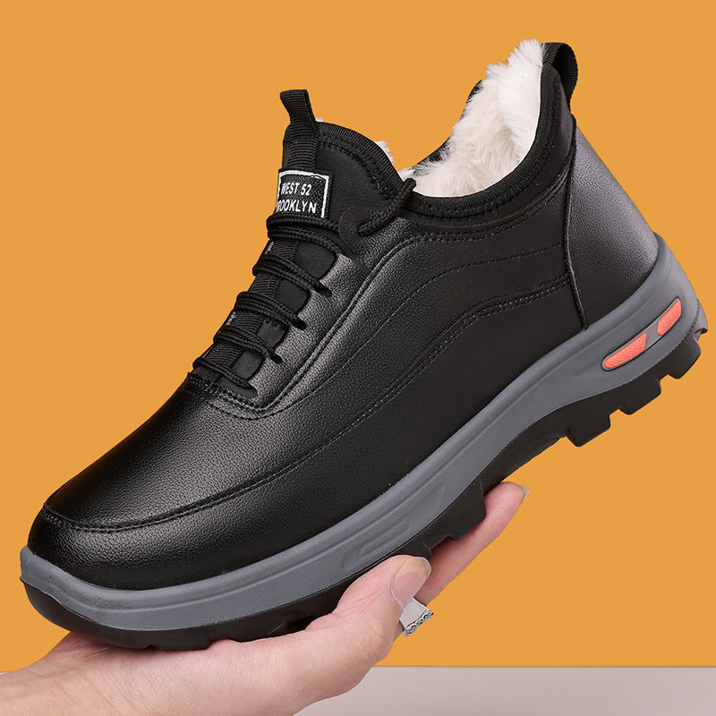 Men’s Waterproof Old Beijing Cotton Winter Shoes