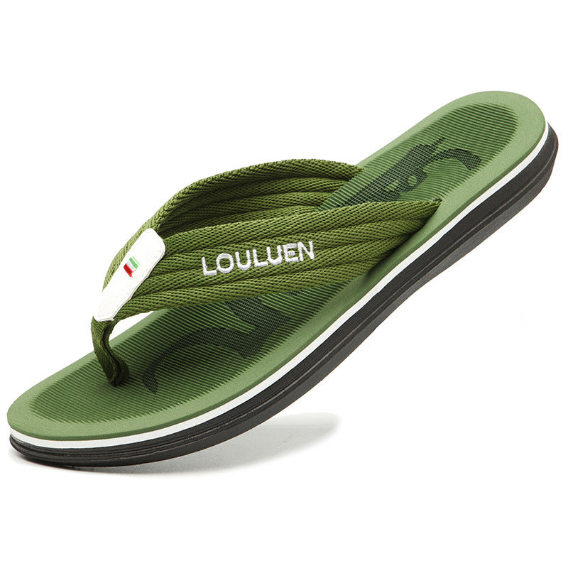 Men’s Thick Sole Beach Flip Flops Sandals