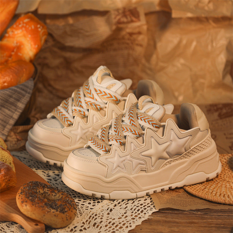 Couple Style Platform Casual Sneakers Height Increasing