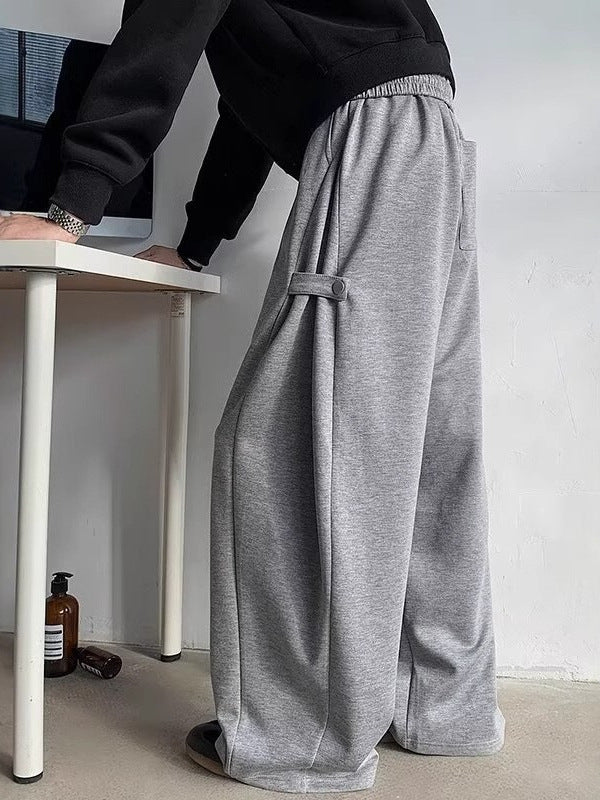 Men’s Wide Leg Sweatpants High Street Loose Fit