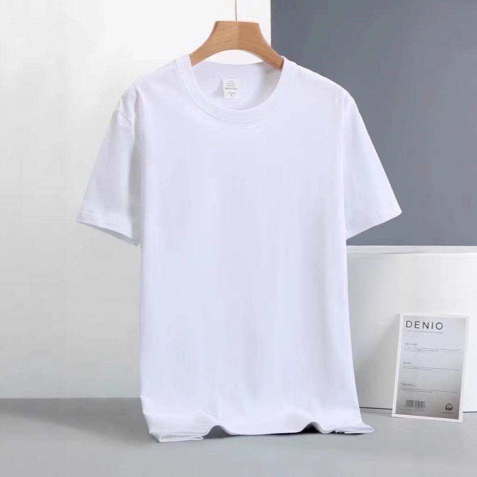 260G Combed Cotton White Classic T-Shirt