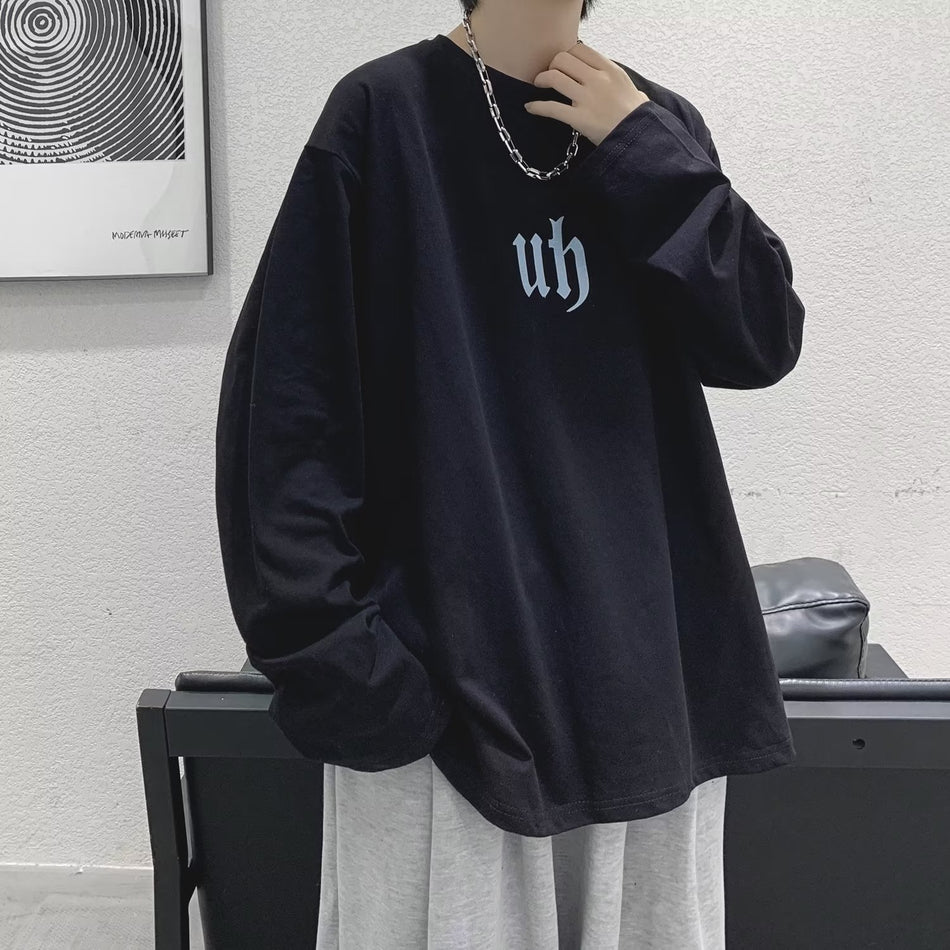 Retro American Hip-Hop Long Sleeve T-Shirt