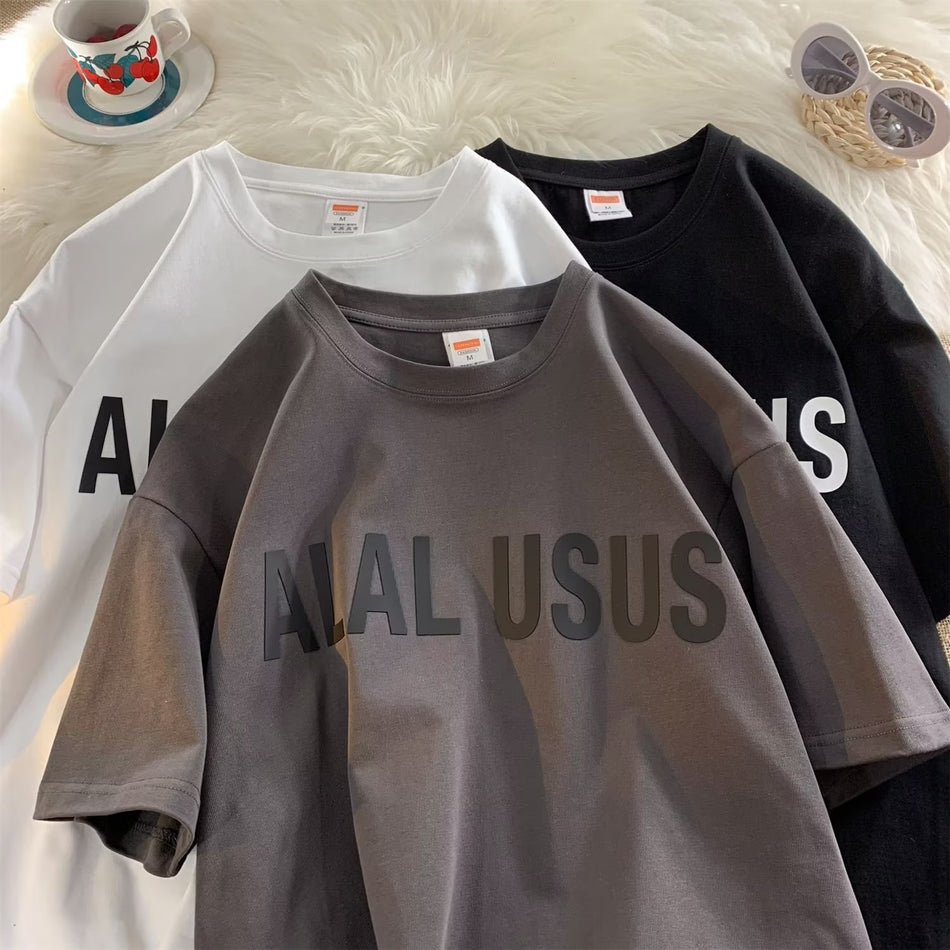 American Style Plus Size Loose Summer T-Shirt