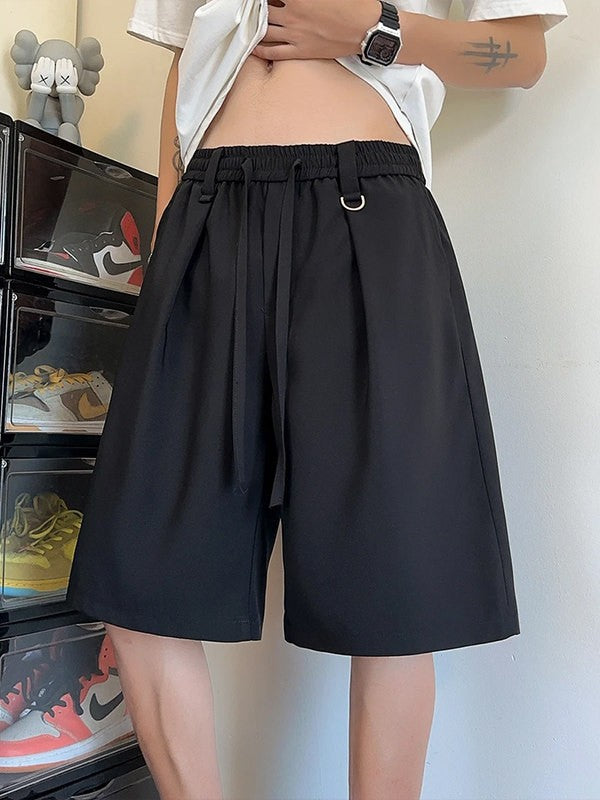 Men’s Over-the-Knee Loose Casual Shorts