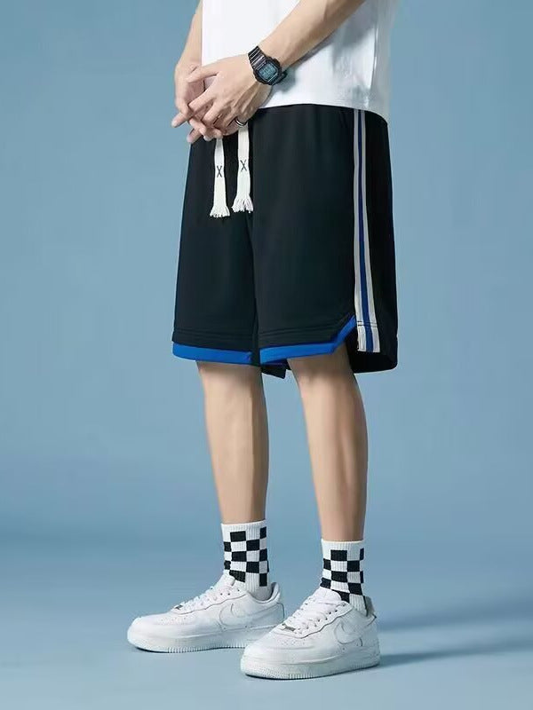 Men’s American Basketball Loose Knee-Length Shorts