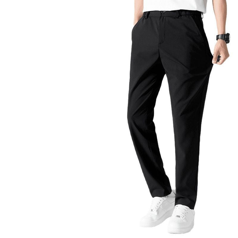 Men’s Ice Silk Summer Pants – Stretch Casual Wear