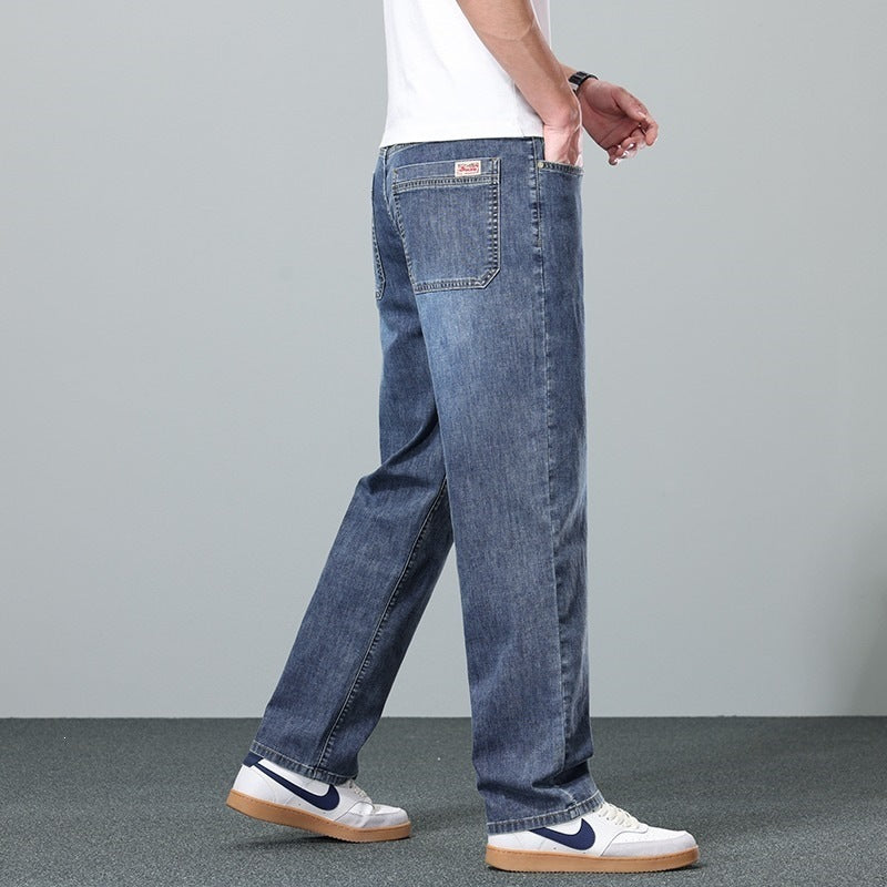 Men’s Stretch Straight Casual Work Jeans