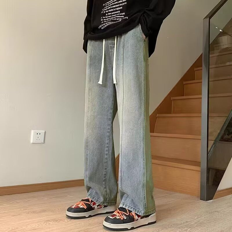 Men’s American Retro Slim Loose Jeans