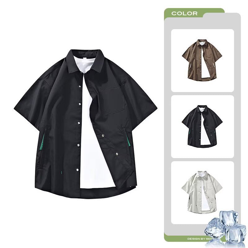 Unisex Japanese Style Summer Casual Shirt