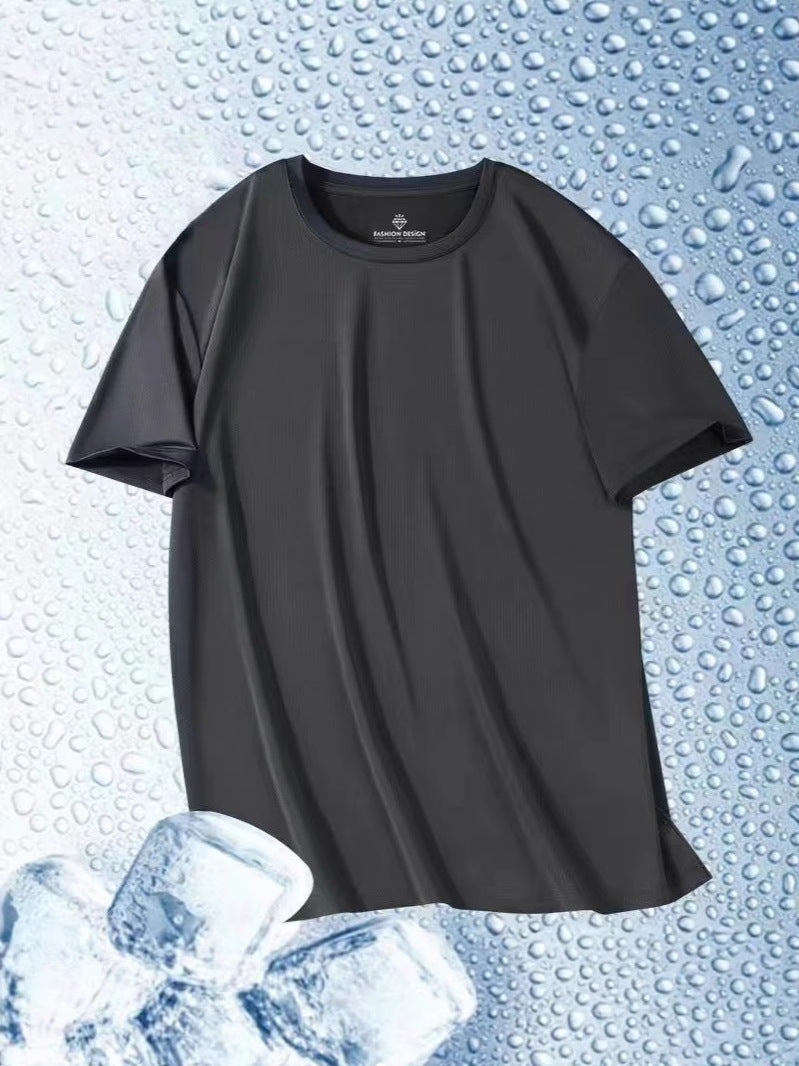 Men’s Breathable Mesh Sports T-Shirt – Quick-Dry Summer