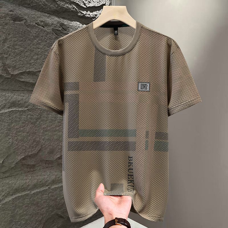 Men’s Contrast Color T-Shirt – Trendy Summer Casual Wear