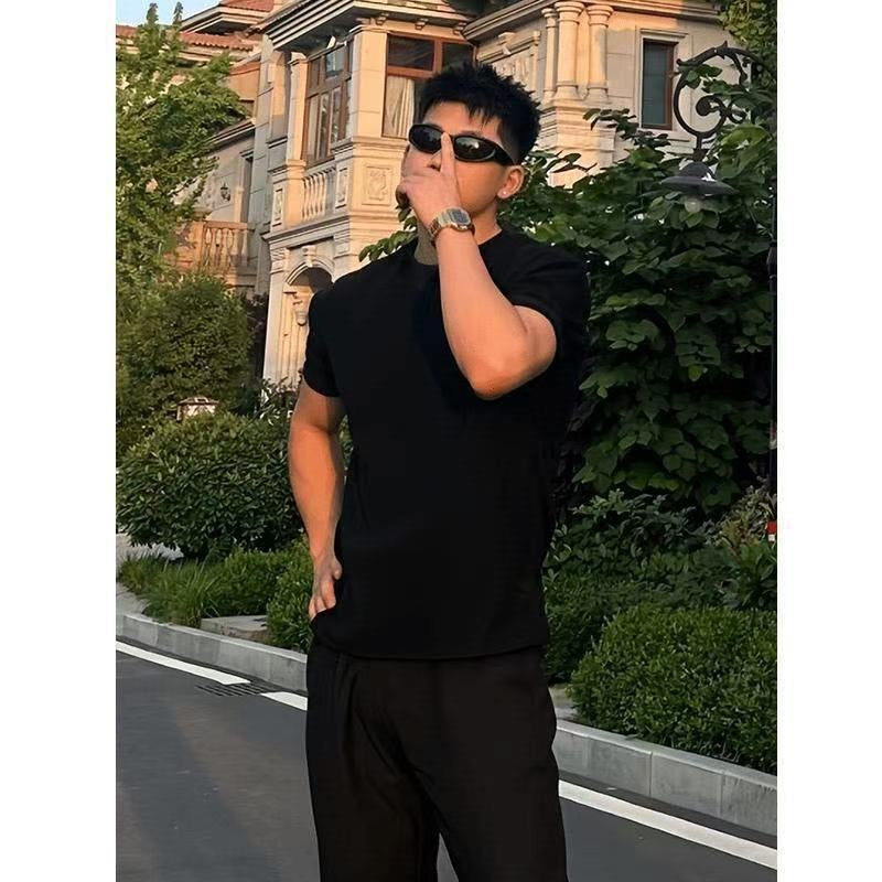 Men’s Slim Fit Muscle T-Shirt – Stylish Sports Summer Wear