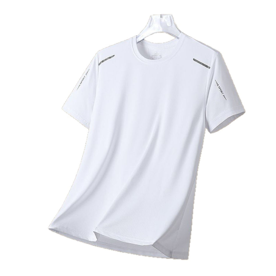 Men’s Mesh Ice Silk T-Shirt – Trendy & Breathable