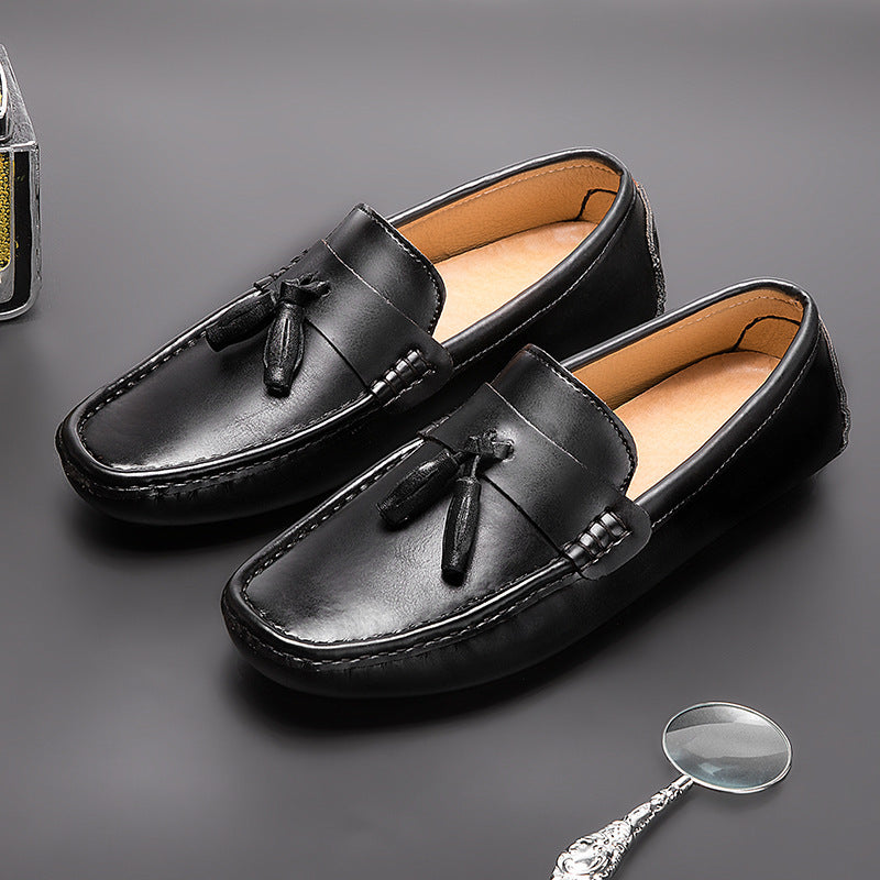 The Heritage-Vibe – Men’s "Retro-Korean" British Style Beanie Shoes