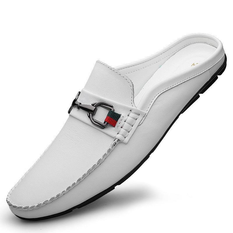 The Air-Flow Executive – Men’s "Half-Support" Top Layer Leather Summer Loafers