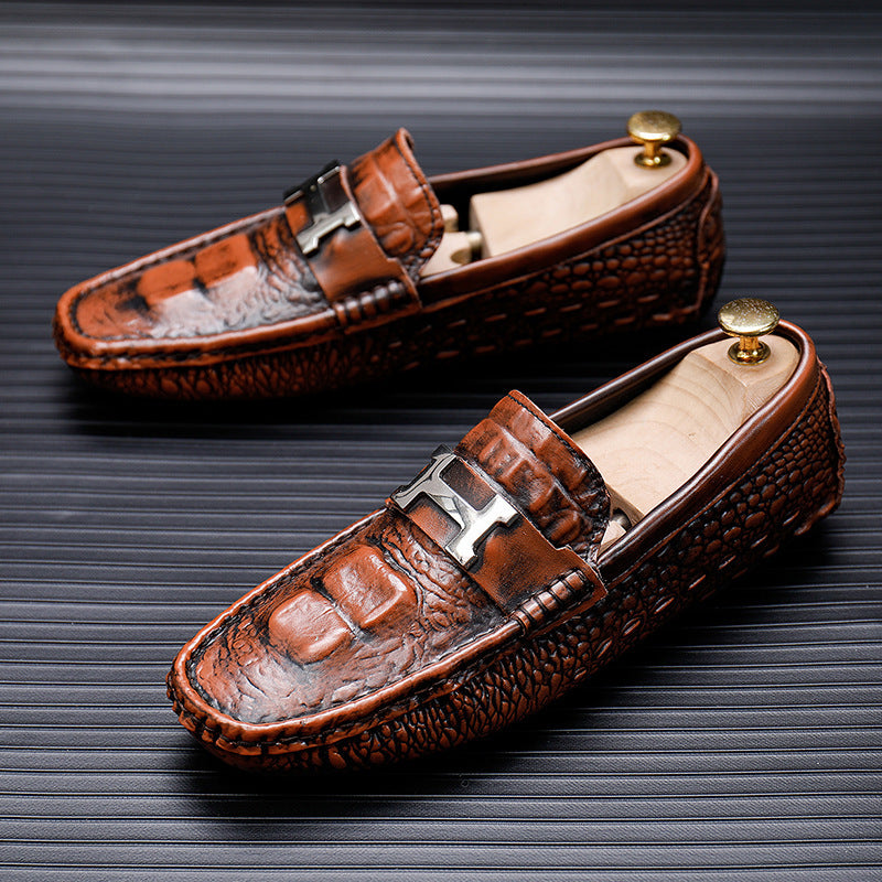 The Executive Driver – Men’s "Crocodile-Elite" Lightweight Beanie Shoes