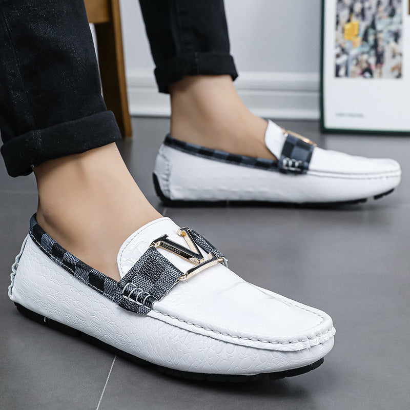 The Gommino-Elite – Men’s "Crocodile-Grain" Italian Style Luxury Driving Loafers