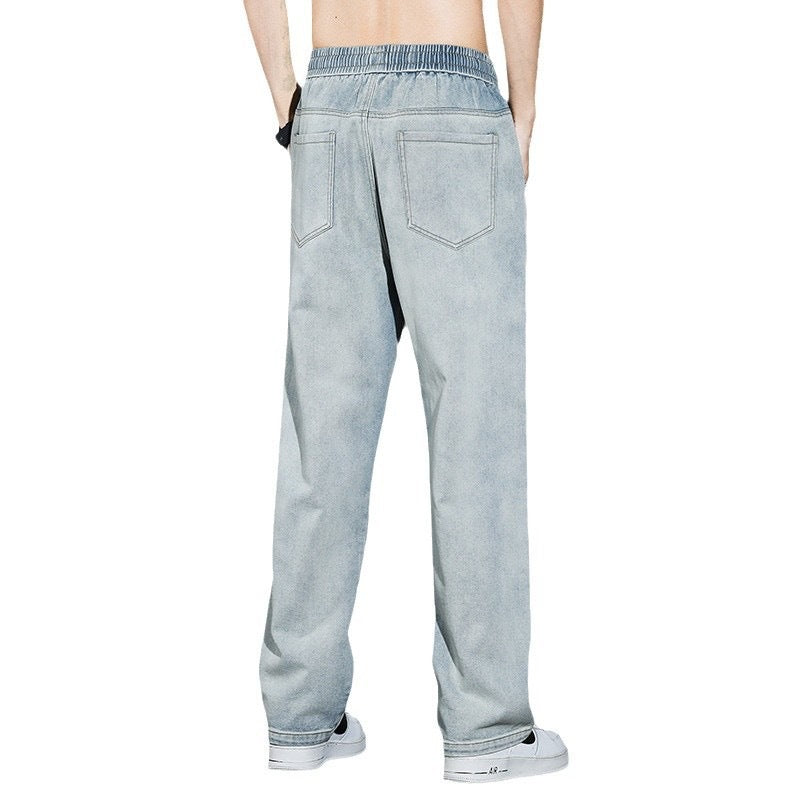 Men’s Retro Straight Jeans – High Street Casual Fit
