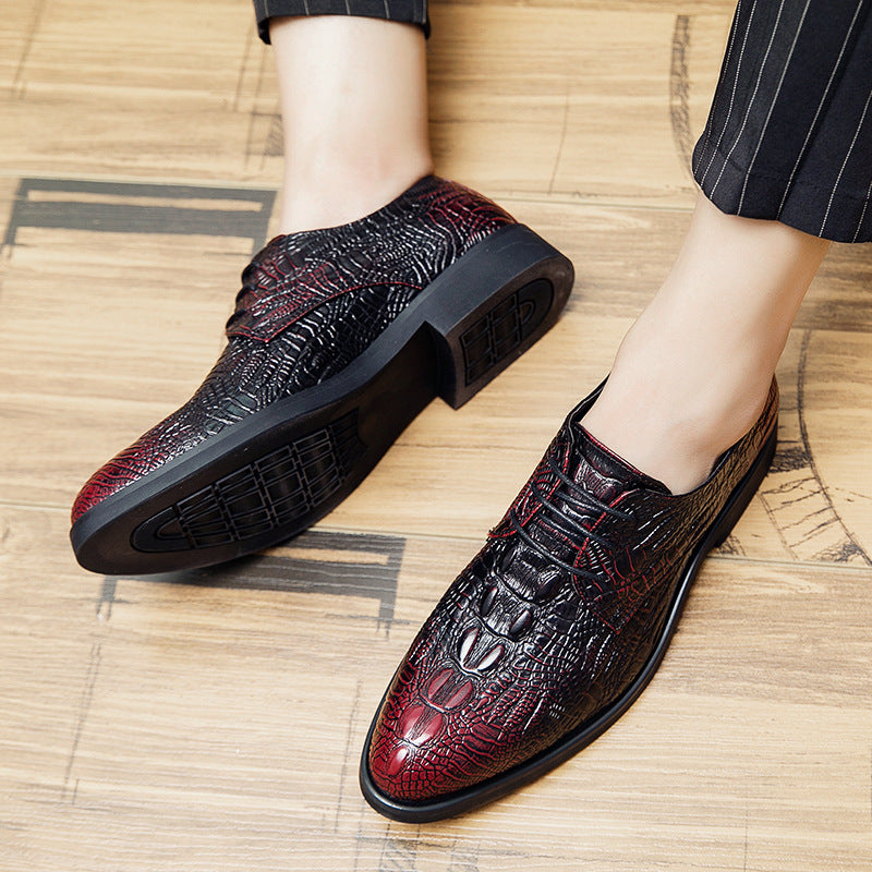 The Croco-Flex – "One-Step" Business Casual Bean Shoes | Cross-Border Crocodile Series