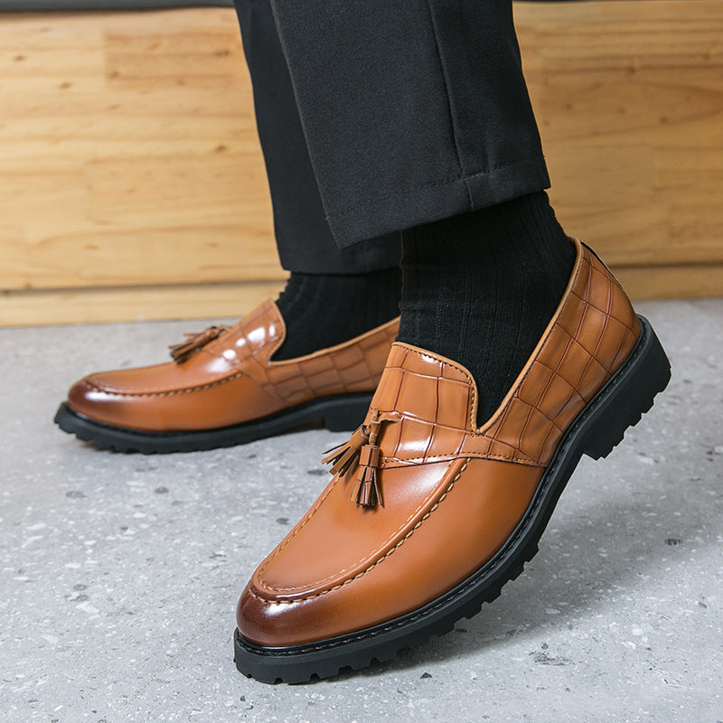 The Glaze-Elite – High-Shine Lacquer Tassel Loafers | Plus-Size Professional Stylist Series