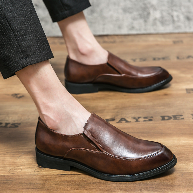 The Lang-Nightfall – British "Soft-Face" Bean Shoes | Breathable Lazy Loafers for the Modern Nightlife