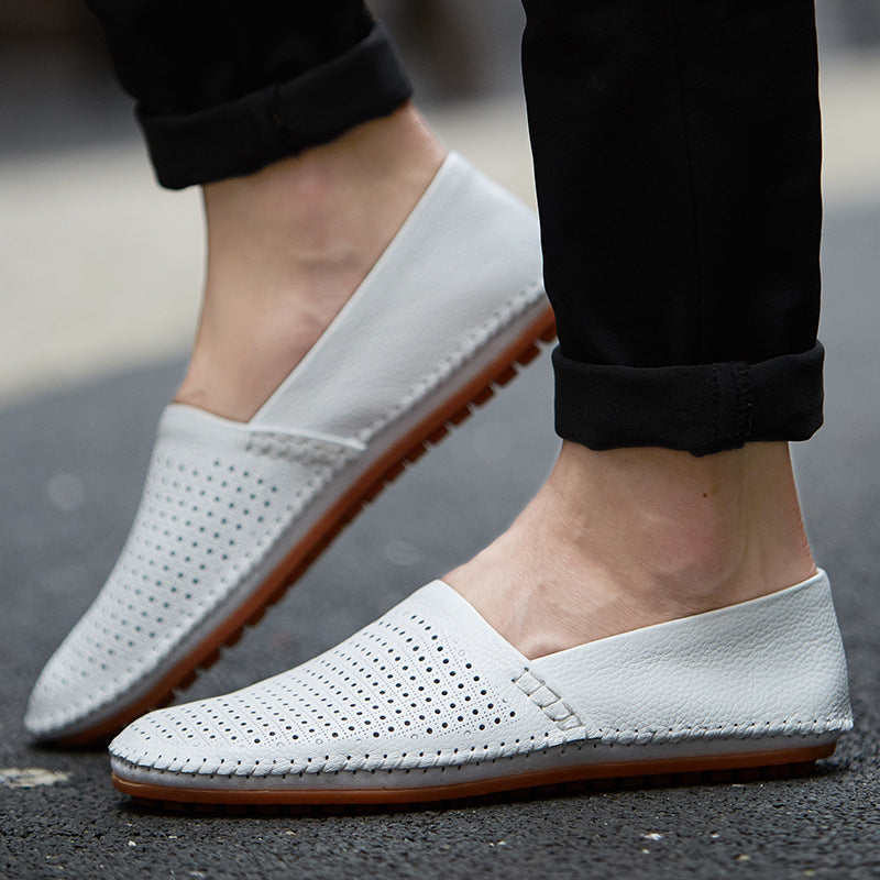 The K-Breeze – Ultra-Lightweight "Hollow" Loafers | Spring & Summer Korean Plus-Size Series