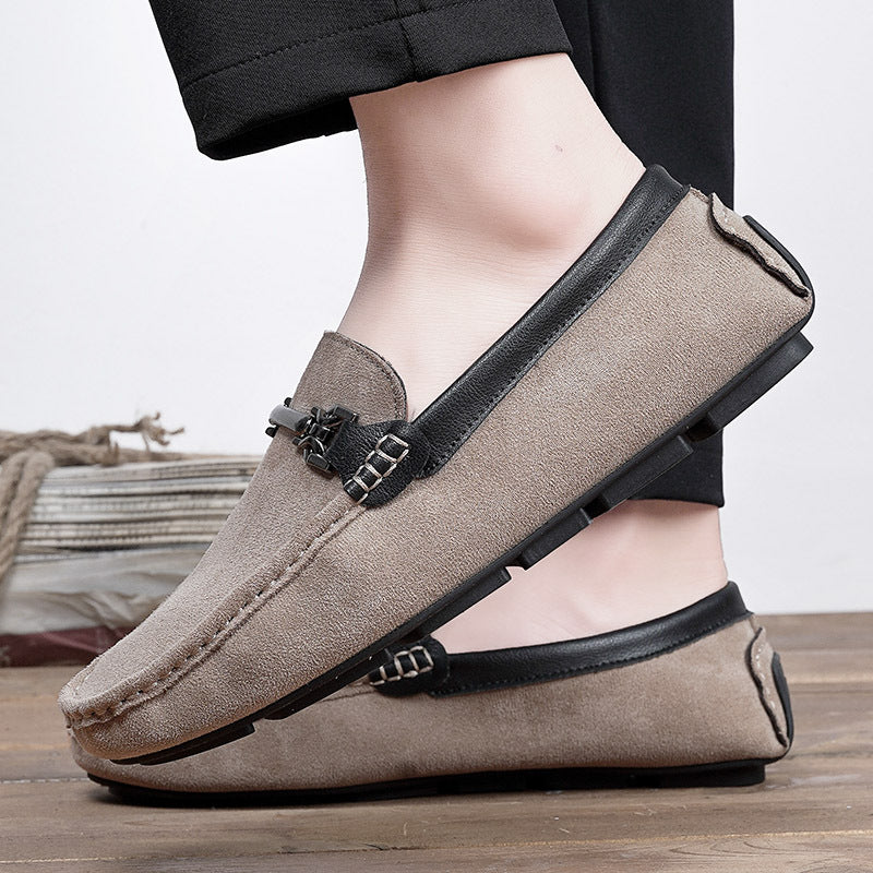 Heritage Suede "Pea Shoes" | Cross-Border Spring & Autumn Fashion Loafers