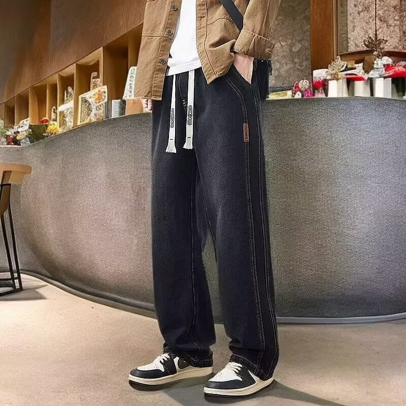 Men’s Source Manufacturer Loose Straight Retro Jeans
