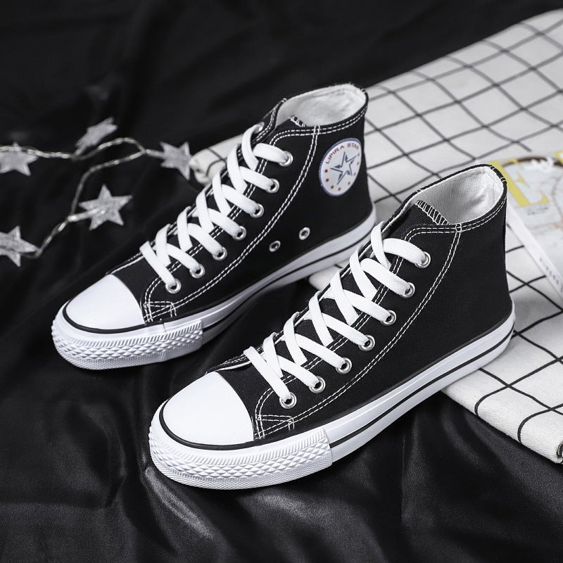High Top Canvas Shoes Unisex Casual Sneakers Large Size