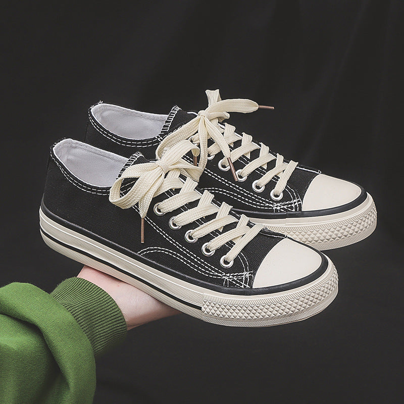 Unisex Canvas Sneakers Breathable Casual Rubber Shoes