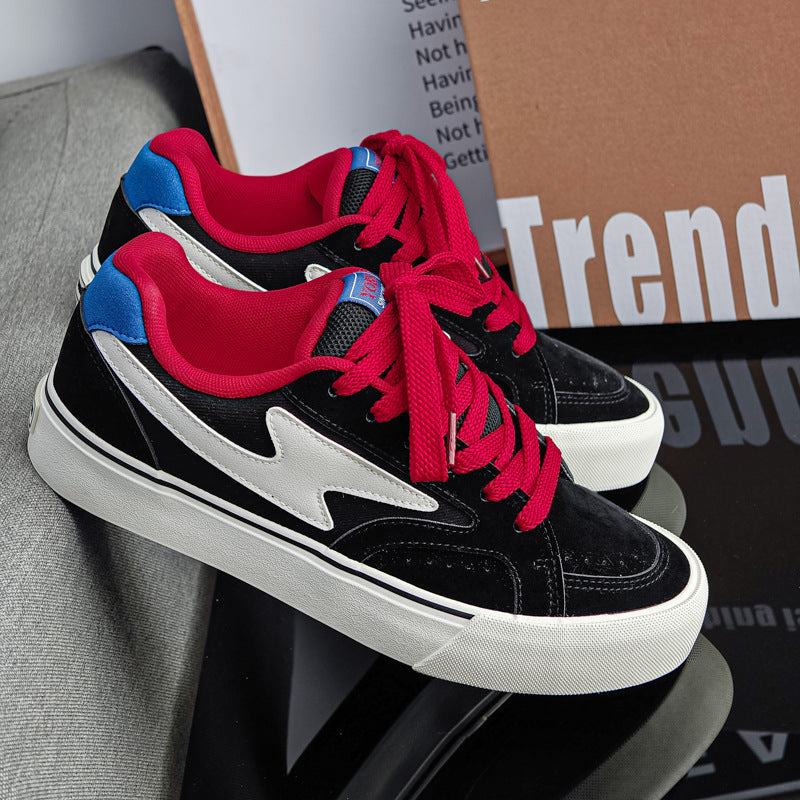 Men’s Chinese Style Canvas Sneakers Casual Skate Shoes