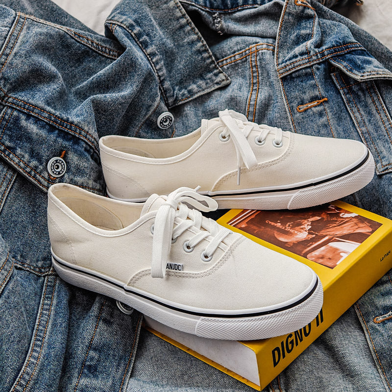 Unisex Korean Style Canvas Sneakers Casual Couple Shoes