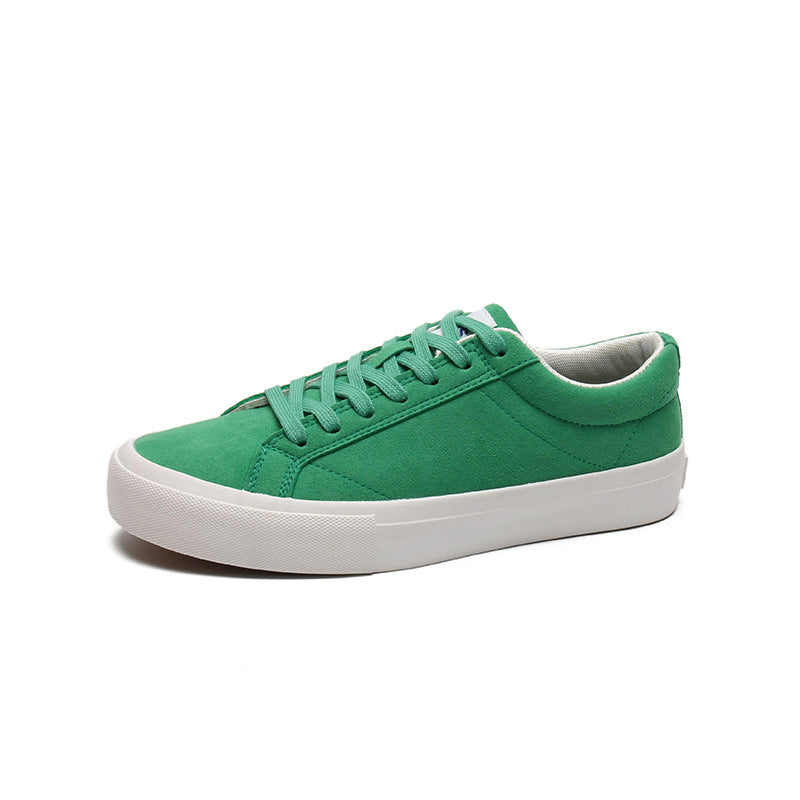 Men’s Red Canvas Skate Sneakers Casual Lightweight Shoes