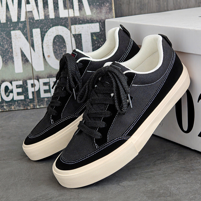 Men’s Korean Style Canvas Sneakers Casual Shoes 2025