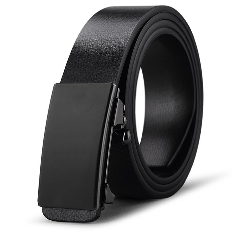 Men’s Automatic Buckle Leather Belt – Business Casual