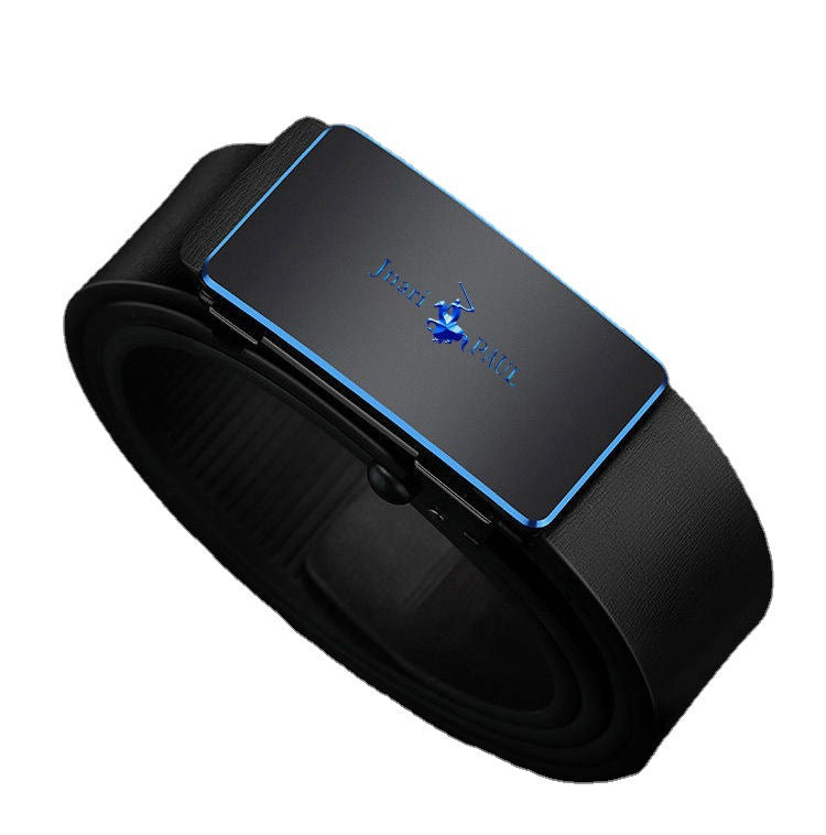 Men’s Automatic Buckle Leather Belt – Fashion Business Style