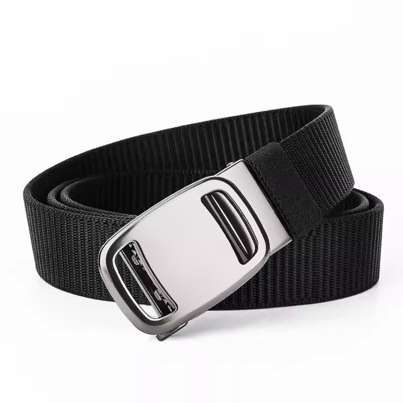 Men’s Tactical Auto Buckle Nylon Belt – Outdoor Style