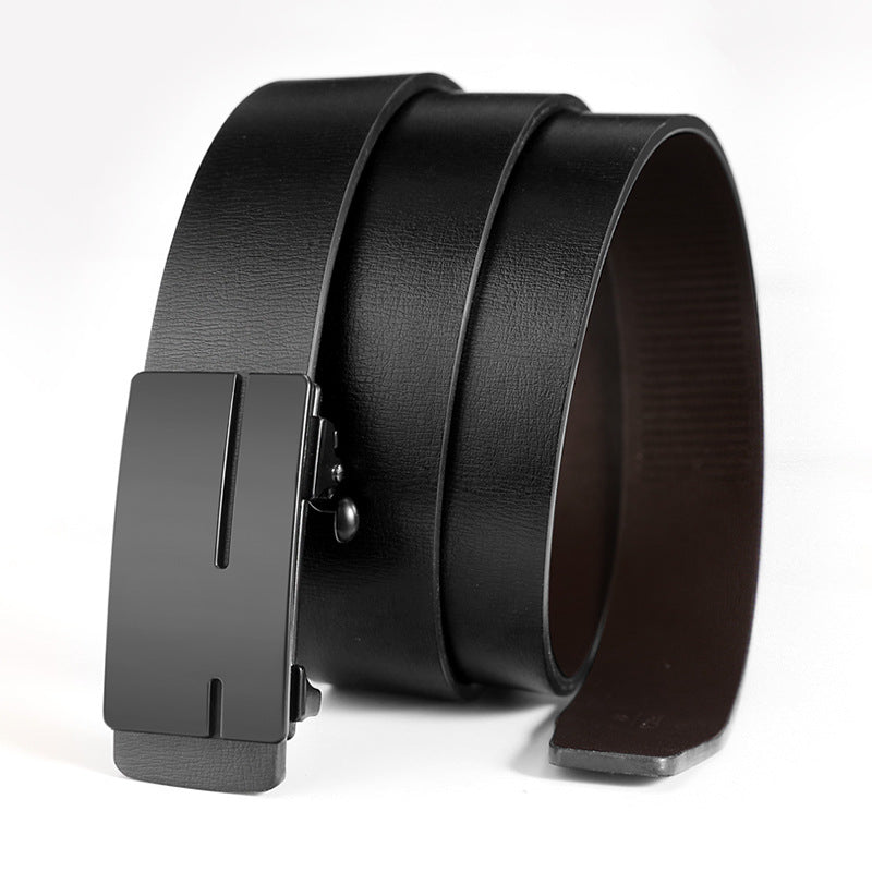 Factory Direct Men’s Auto Buckle Leather Belt