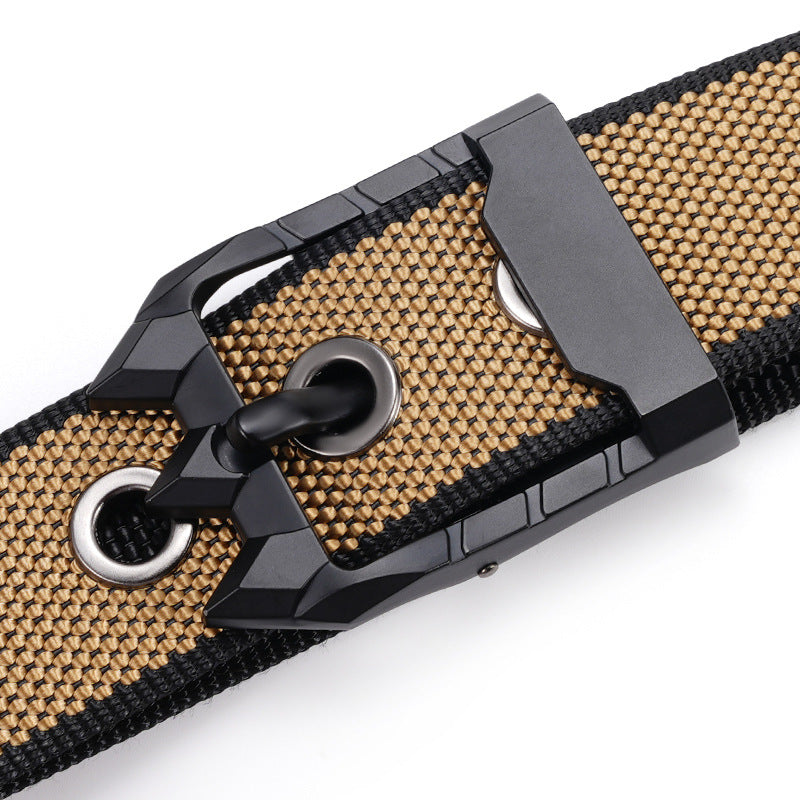 Men’s Canvas Tactical Pin Buckle Belt