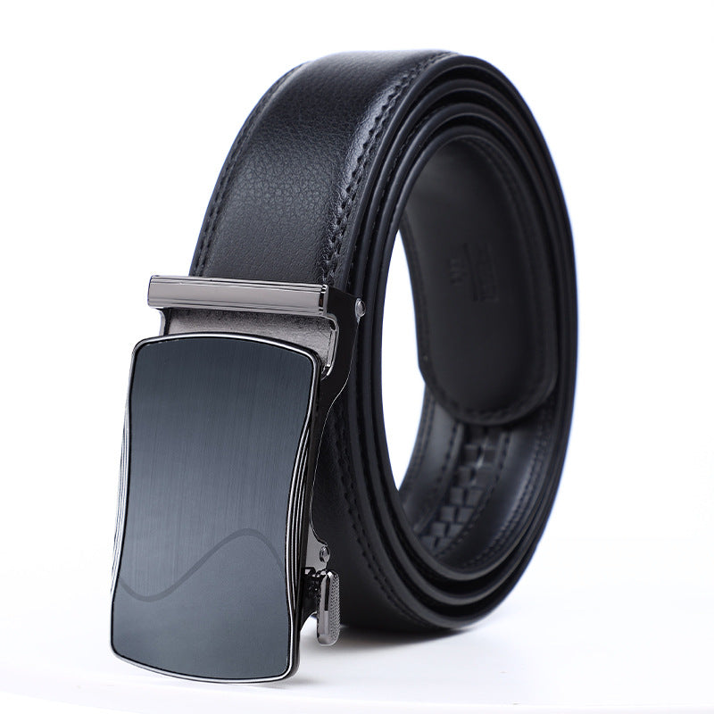 Men’s Korean Style Automatic Buckle Leather Belt